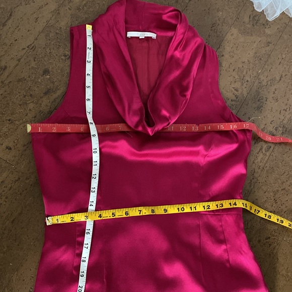 Cassis 100% Silk sheath midi dress! Special occasion, evening! Size 4 - Picture 11 of 14